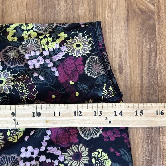 Lululemon Wunder Under Crop Fleurolace High Rise Size 8 - Picture 4 of 7